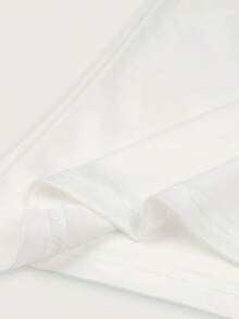 Women Round Neck T Shirt Espresso Martini Print Short Sleeve Casual Party Wear - 白色 - 查看 2