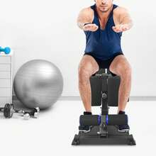 YUNRUX Squat Machine, Foldable Squat Fitness Machine For Deep Squats, Multifunctional Training Equipment For The Home Gym - Black - View 1