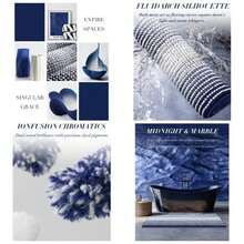 24" X 43" + Navy Blue