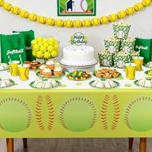 Kitchen Tablecloth - Softball Sports - View 11
