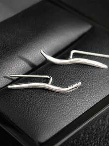 MOONSO 1pc Minimalist Fashion Women's Earrings, Creative Unique Personalized High-Quality Gift Jewelry, E4687b