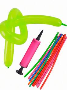 1pc/3pcs Set Balloon Air Pump, Inflator, Blower, Hand Push Pump, Suitable For Birthday Party, Celebration, Wedding, Balloons (Random Color)