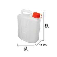 Oryx 5-Liter  Plastic Bottle - White - View 3