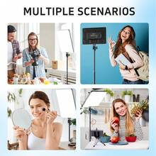 10-Inch Professional Ring Light Kit With 160cm Tripod – Adjustable Brightness & 3 Color Modes For Photography, Live Streaming, Zoom Calls, Makeup & Content Creation - Nhiều màu - Xem 7
