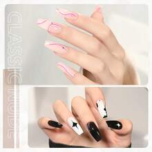 6 Colors Poly Nail Extension Gel Kit - All-Season Classic Colors (Pink, Black, White, Nude, Brown, Clear) With Builder Gel & Lamp - DIY Salon-Quality Manicure Set For At-Home Nail Art, Long-Lasting Wear, Easy Application, No Mixing Required, Ideal Gift For Nail Lovers - Professional & Personal Use, Salon Quality Nails, Highquality Polish, Durable Nail Polish, Color Nail Gel, Nail Builder, UltraGel, Winter Nails - 彩色 - 查看 8