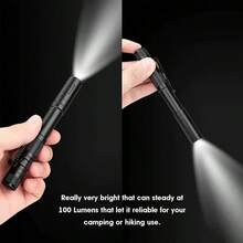 1 Đèn pin LED mini cầm tay siêu sáng bỏ túi thích hợp cho cắm trại ngoài trời, chiếu sáng khẩn cấp tại nhà (Không bao gồm pin) - Nhiều màu - Xem 4