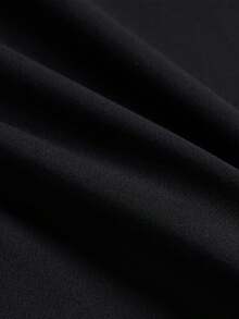 [Jackson Guitars Tee] Jackson Guitars Graphic Tee, Men's Casual Crew Neck T-Shirt |   100% Polyester Knit Fabric, Slight Stretch, Regular Fit, Summer Alphabet Pattern - màu đen - Xem 6