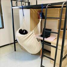 1pc Outdoor Camping Fringe Hammock Chair, Fabric Size 100*130cm, Portable & Movable Swing Suitable For Yard, Beach, Hiking, Available In Multiple Sizes - An Ideal Gift For Friends And Family, Spring/Summer