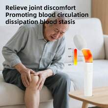 Masajeador de mano inalámbrico y portátil, masajeador de cuello, espalda, hombros, cintura y piernas, masajeador corporal portátil recargable para aliviar la tensión, masajeador de mano, masajeador de piernas portátil recargable, equipo de masaje, masaje de cuello y hombros, masajeador de mano, tensión, masajeador ergonómico, masajeador ligero, plástico duradero, batería recargable, masajeador de tejido profundo, masajeador multivelocidad, atletas, trabajadores de oficina