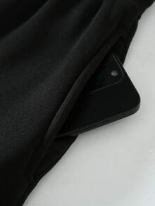 (2PC) Couple's Set Of Fashionable And Casual Printed Hoodies And Sweatpants For Both Men And Women, Autumn And Winter Men's Sportswear, Fashionable And  Sportswear Printed, Suitable For Casual Outdoor Sports And Holiday Gift Giving.I LOVE MY BOYFRIEND/GIRLFRIEND - 女士-紅色 - 查看 5