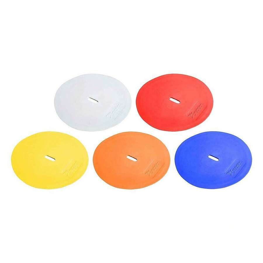 Precision Multicoloured Marker Discs (Pack Of 10) (Multicoloured) - 100% Mixed - (RD712) - Multicolor - View 1