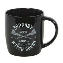 Something Different Support Your Local Coven Mug (Black) - 100% Mixed - (SD10448) - Black - View 2