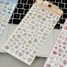 4 色云朵 3D 水晶贴纸，可爱卡通动物全息贴纸，儿童益智手工装饰贴纸，适用于日记本、日记本、手机壳 - 彩色 - 查看 6