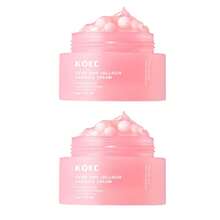 KOEC PDRN 粉色胶原蛋白胶囊霜，韩国面部保湿霜，轻盈保湿霜 | PDRN，烟酰胺，改善肤色不均 - 粉色 - 查看 8