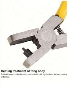 1pc 2mm Universal Watch Band Plier, Strap Hole Puncher, Punch Hole Tool, Tag Eyelet Punching Machine, Watch Band Punch,Back To School,School Supplies - Yellow - View 5