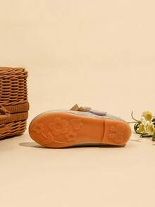 1 Paar Mädchen Schulschuhe mit Schleifen Dekor, flache Freizeitschuhe für Schülerinnen, Campus, Outdoor, Lässig, Sport, Flache Schuhe