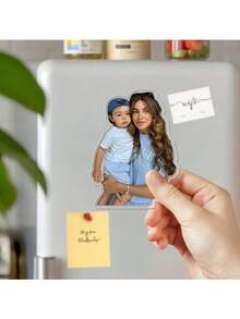 1/3/5 piezas Imanes personalizados de acrílico para nevera con foto, imanes de acrílico con apariencia 2D con imagen/foto de mascota personalizada, regalos de Navidad perfectos para abuela/mamá/papá/abuelo, imanes de acrílico con foto de bebé personalizada para nuevos padres, imanes divertidos con foto de perro/gato para dueños de mascotas, imanes de acrílico con recuerdos familiares para decoración de nevera, imanes para decoración de cocina y uso diario