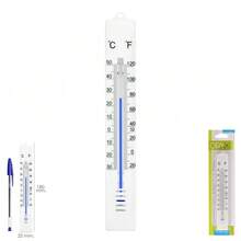 Oryx Wand-/Gartenthermometer, Innen/Außen, Kunststoff, 17 cm. - Weiss - Übersicht 2