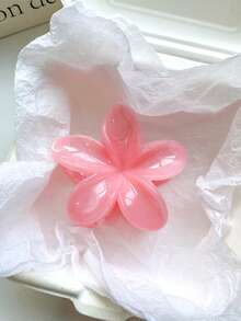 Bộ 3 kẹp tóc nhựa hình hoa dâm bụt, kích thước 7.4cm/2.91in, màu xanh dương/trong suốt/hồng, nhẹ, phù hợp cho sử dụng hàng ngày, dạo phố, dự tiệc, đi làm, đi biển, nghỉ mát, buộc tóc đuôi ngựa, búi tóc, rửa mặt, trang điểm, phụ kiện thời trang, kẹp tóc thời trang, phụ kiện tóc mùa đông, mùa hè. - Nhiều màu - Xem 7