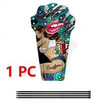 1 pieza Guardabarros universal para bicicleta, delantero/trasero, para neumático/rueda, guardabarros de alas para bicicleta de montaña y de carretera, accesorios de ciclismo