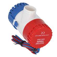Bomba de Achique, Bomba de Achique , Bomba de Achique de bajo Ruido, Bomba Sumergible Pequeña Eléctrica, Bombas de Achique DC12V 1100GPH - Multicolor - Ver 6
