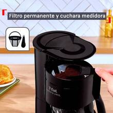 - fal Cafetera de Filtro Permanente Heliora Petit Negra, prepara 6 tazas de caf, cuenta con sistema antigoteo por lo que puedes servir el caf mientras se est preparando, CM3218MX - Pequeña Negra - Ver 3