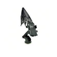Car Sunshade Holder For Cell Phones, Adjustable Rotation And Fixed Suction Cup, Sunshade Holder For Car - Black - View 3