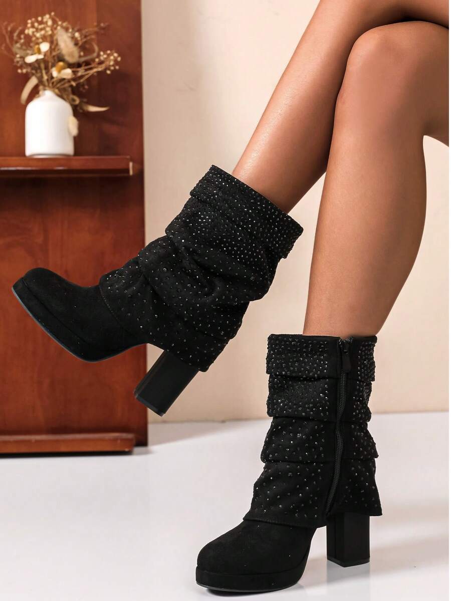 FASHION BOOTS FOR WOMEN - 2-black - View 1