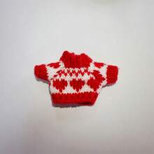 1pc Mini Pet Winter Sweater, Thick & Warm Clothing, New Christmas Hamster Knitted Sweater, Soft Material, Cute Outfit For 10cm~14cm Small Hamsters, Christmas Gift For Little Pets, Hamster Christmas & New Year Theme Sweater