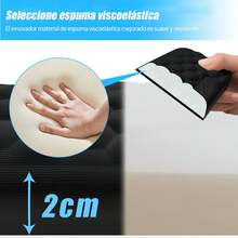 Juego de 2 Reposamuñecas Teclado y Ratón, Almohadilla Cojín de Muñeca de Foam, Aliviar el Dolor de Muñeca, Ergonómica y Antideslizante, Descansa Muñeca para Oficina, Computadora - 1 - Ver 4