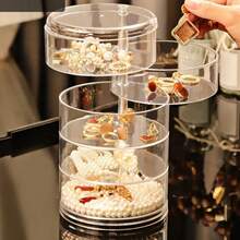 Jewelry Organizer With 5 Drawers - Ideal For Rings, Earrings And Bracelets - Trong sáng - Xem 8