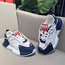 Colorblock    Sporty    Lace Up    Home - Xanh và trắng - Xem 7