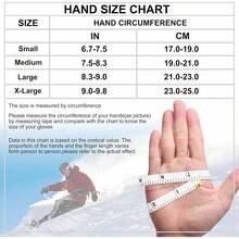 Guantes térmicos impermeables y resistentes al viento, 3M Thinsulate para visualización táctil de invierno, para ciclismo, equitación, correr, deportes al aire última intervensión, para - Negro - - Ver 7