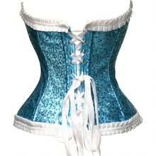 Women's Waist Cincher Bustier Boned Corset With  Design In 2025 - Rainbow - View 4