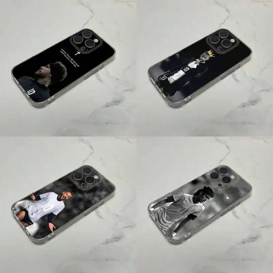 Football N- Phone Case Covercompatible With 16,15,14,13,12,11 Plus,Pro,Max,XR,XS,Plus,E,SE4,Mini Transparent Cover,Covercompatible With 17 Case, 17 Pro Case, 17 Pro Max Case - Z3 - View 1