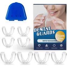 8 protectores bucales para bruxismo, ronquidos, blanqueamiento dental yás.1 estuche incluido. 8 protectores dentales en 2 tamaños y 1 estuche incluido! Guarda dental para dormir. Para evitar rechinar los dientes y roncar por la noche. Protectores bucales moldeables. Solución para el bruxismo. Guarda dental para dormir. Diseño profesional para adaptarse perfectamente a cualquier boca. Instrucciones incluidas y fácil de usar. - 1 - Ver 1