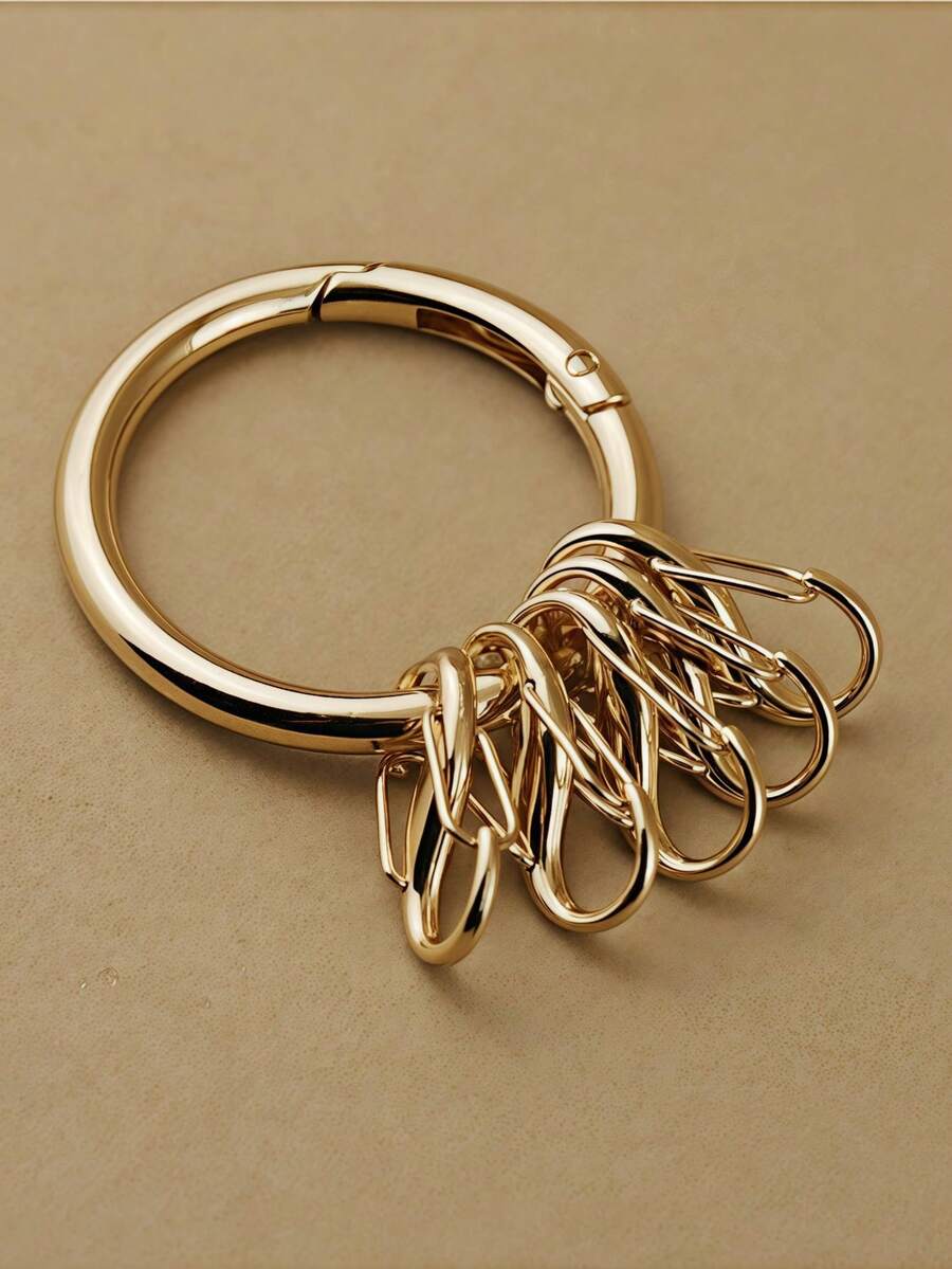 1 pieza Mini Mosquetón de Aleación con Clip de Resorte Micro, Adecuado para Mochilas, Llaves, Llaveros - 5 piezas de Llaveros Incluidos, Llavero Ligero, Mosquetón Multiusos Pequeño, Utilizable en Interiores y Exteriores. Los Usos en Interiores Incluyen Colgar Herramientas Eléctricas, Equipo de Camping, Herramientas y Suministros Automotrices. También Adecuado para Colgar Luces, Plantas en Macetas, Herramientas y Cajas de Almacenamiento del Garaje. Un Regalo Ideal para Novios, Esposos y Padres. Cordones para Bolsos con Soporte para Identificación Accesorios para Automóviles Adornos para Bolsos Navidad