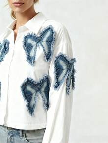 Sudadera casual de mujer LOVE JOYY con cuello redondo, estampado de letras, lavado vintage y efecto desgastado, adecuada para la vuelta al colegio y la temporada de graduación