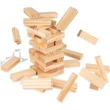 Games Cardinal, Torre Tambaleante, Juego de Mesa de Madera de tamaño Normal con el Que apilar y derribar Bloques de Madera, para Adultos y niños a Partir de 6 años - 1 - Ver 3