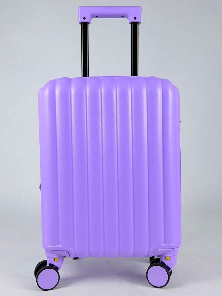 ANAC Standard Travel Carry-On Suitcase 10kg ABS Resistant | Double 360° Wheels Built-In Padlock USB Input Expandable Zipper Anti-Theft - 紫色 - 查看 1
