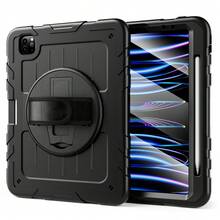 1pc Stock Case Compatible With IPad 11th/10th/ 9th/ 8th/ 7th Generation 11''/10.9''/ 10.2''/8.3', Ipad 10th 10.9'' Generation Tablet Cover With Pencil Holder [360° Rotating Hand Strap] &Stand, Case Compatible With IPad Mini 6 Mini 7 8.3 IPad7th/8th/9th 10.2 Inch IPad (A16) 11 Inch 11th Generation 2025 IPad 11(A16 2025) (Red+Black,Black)