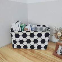 Large Capacity Foldable Canvas Storage Basket With Handle, Waterproof And Lightweight, Suitable For Home, Room, Toys, Dorm, Kitchen, Pet, Office, Closet Organizer, Also Great For Christmas, Thanksgiving, New Year, Valentine's Day Gifts