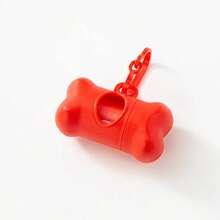 Matte Bone Shaped Trash Can, Pet Poop Bag Dispenser & Holder, Dog/Cat Waste Pickup Supplies - Multicolor - View 9