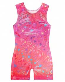 MENKEY Gymnastics Leotard - Various Styles - Children's One-Piece Style - Professional Tight-Fitting Suit - Bicycle Tight Suit - Suitable For Children's Clothing - Girl's Halloween - 粉色 - 查看 5
