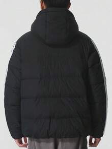 Adidas ESS 3S P D HD J Herren Daunenjacke, Neuer Sportoutfit Winter 2025, Outdoor Winddicht Warm Kapuzen Dicke Jacke, KH3987