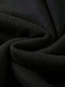 Men Hoodie Co-Ords - Black - View 6