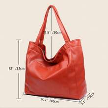 Borsa da Donna Sintetica Pesante Giallo Brillante con Dispositivo di Chiusura e Cinturino da Polso - Borsa Grande Capacità Resistente con Tracolla Fissa, Hardware Dorato, Design Moderno Semplice, Adatta per Lavoro, Viaggi, Uso Quotidiano - Occasioni Casual e Formali - Borsa da Donna alla Moda e Pratica, Giallo Brillante, Forma Strutturata, Bordi Lisci, Adatta per Uso Quotidiano e Occasioni Professionali, Borsa da Donna, Borsa di Alta Qualità, Borsa di Design