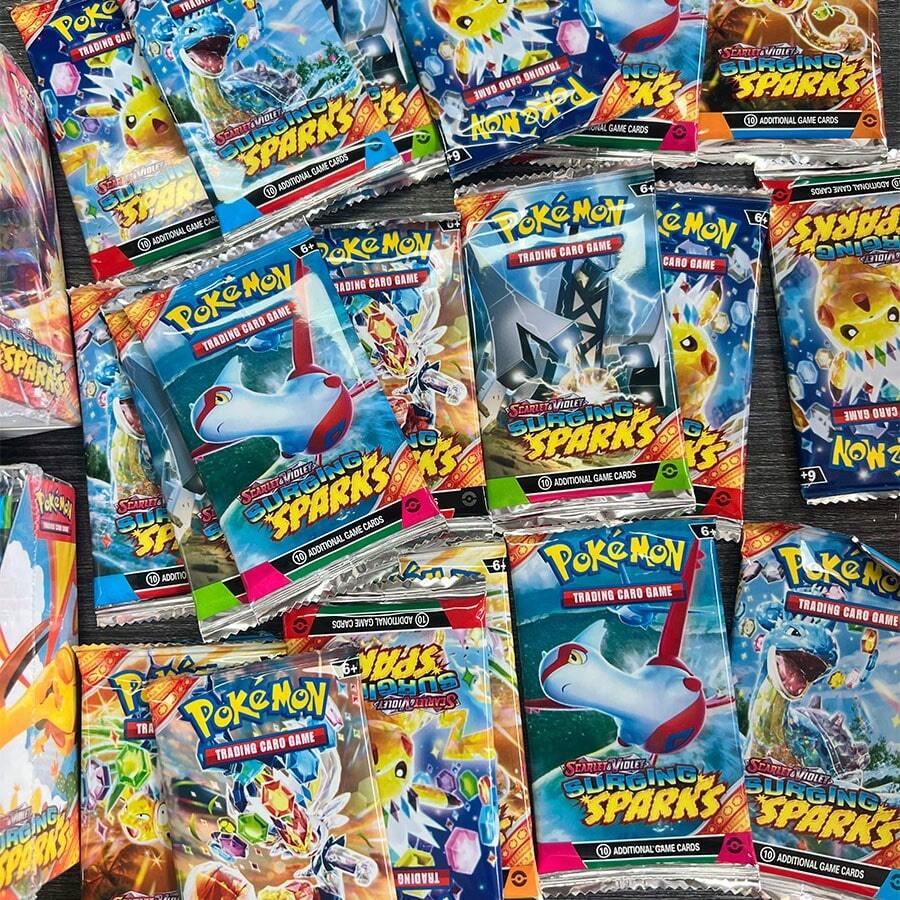 Pokemon Of New Pokemon Cards, Game Cards, Pokemon Cards, Limited Edition Shiny Cards, Random 10 Pack (Packaging Random)