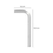 Professional 9.0 Mm  Vanadium Steel Standard Allen Key. Hex Key, Mechanic's Workshop Allen Key, DIY Allen Key. - Silver - View 2