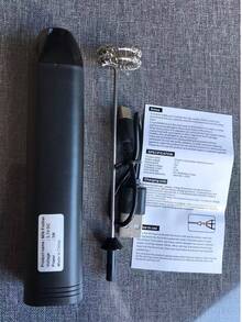 Wireless Electric Milk Frother, USB Rechargeable - Handheld Mini Milk Mixer For Coffee, Cappuccino And Cream - Portable Milk Frother, Essential For Back To School Season - Multicolor - View 13